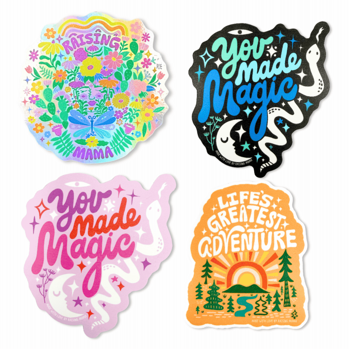Raising Mama Affirmation | Sticker Pack (4)