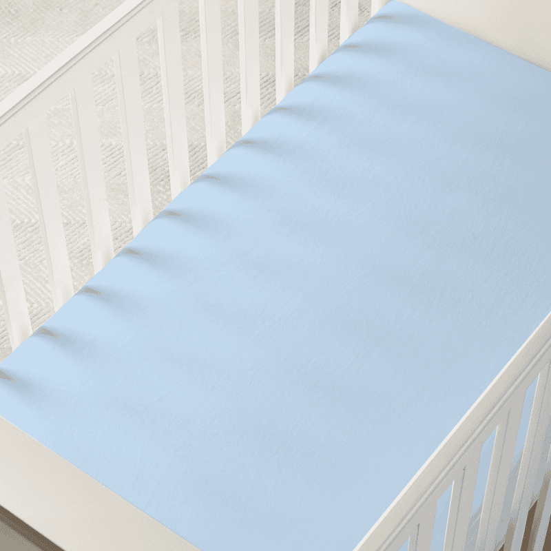 Bamboo Crib Sheet in Blue Bell