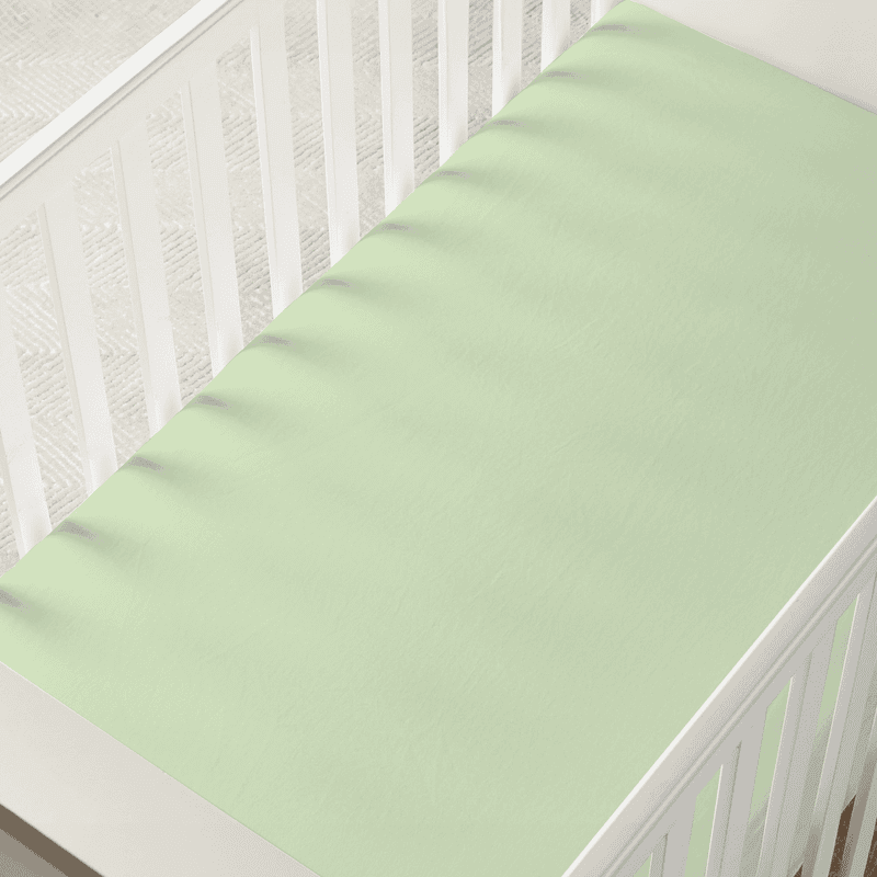 Bamboo Crib Sheet in Sage Green