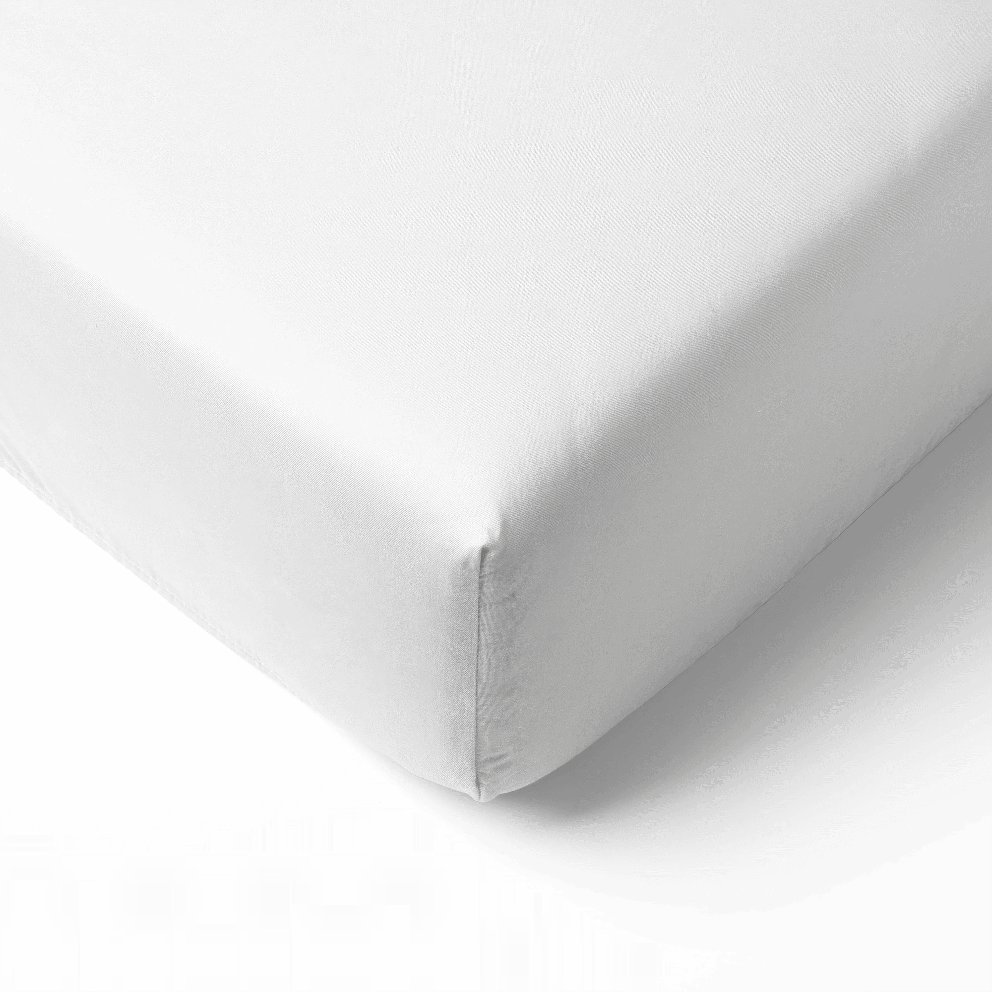Bamboo Crib Sheet in White