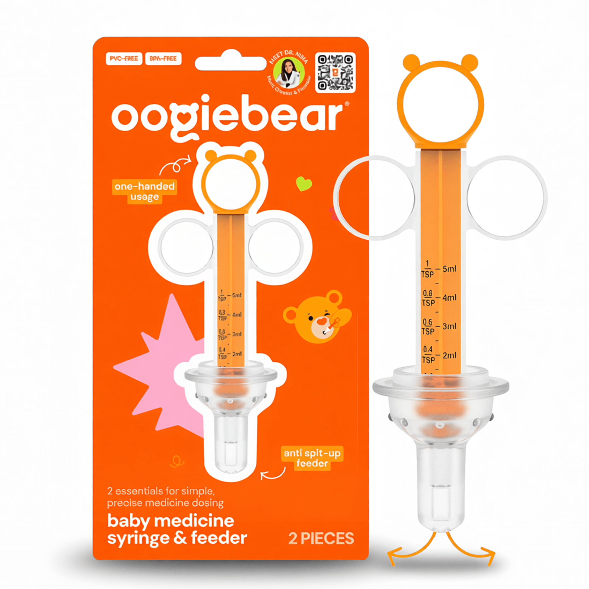 baby medicine syringe + feeder