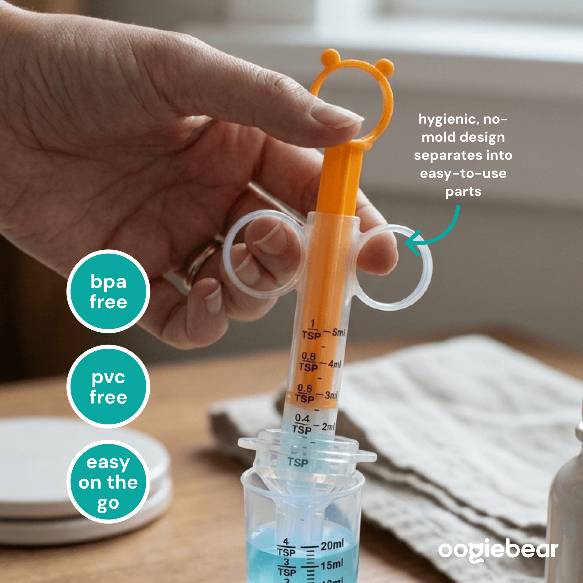baby medicine syringe + feeder