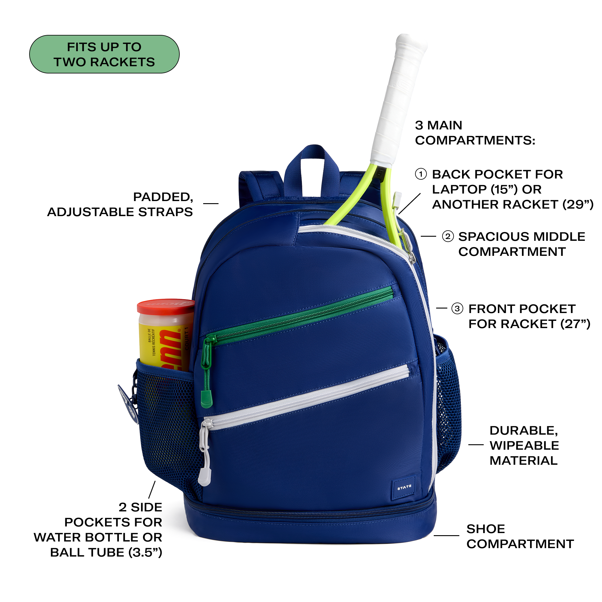 Lenox Tennis Backpack