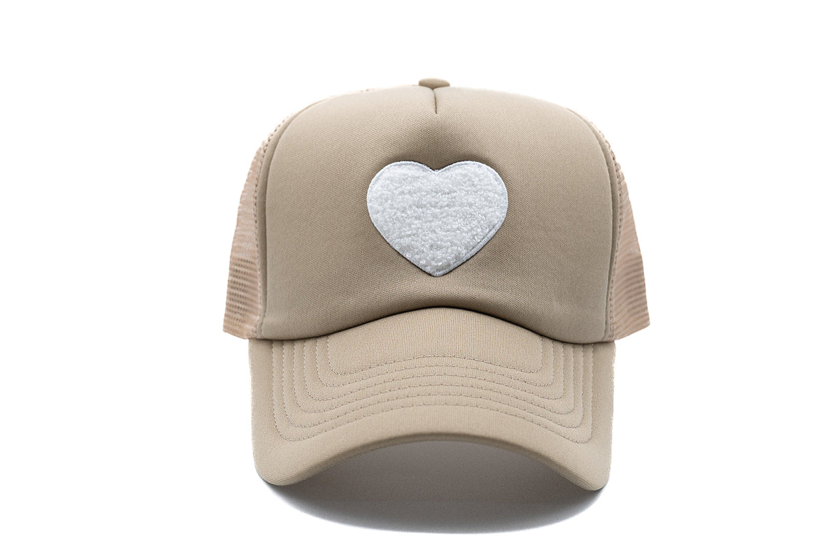 Terry Heart Trucker Hat
