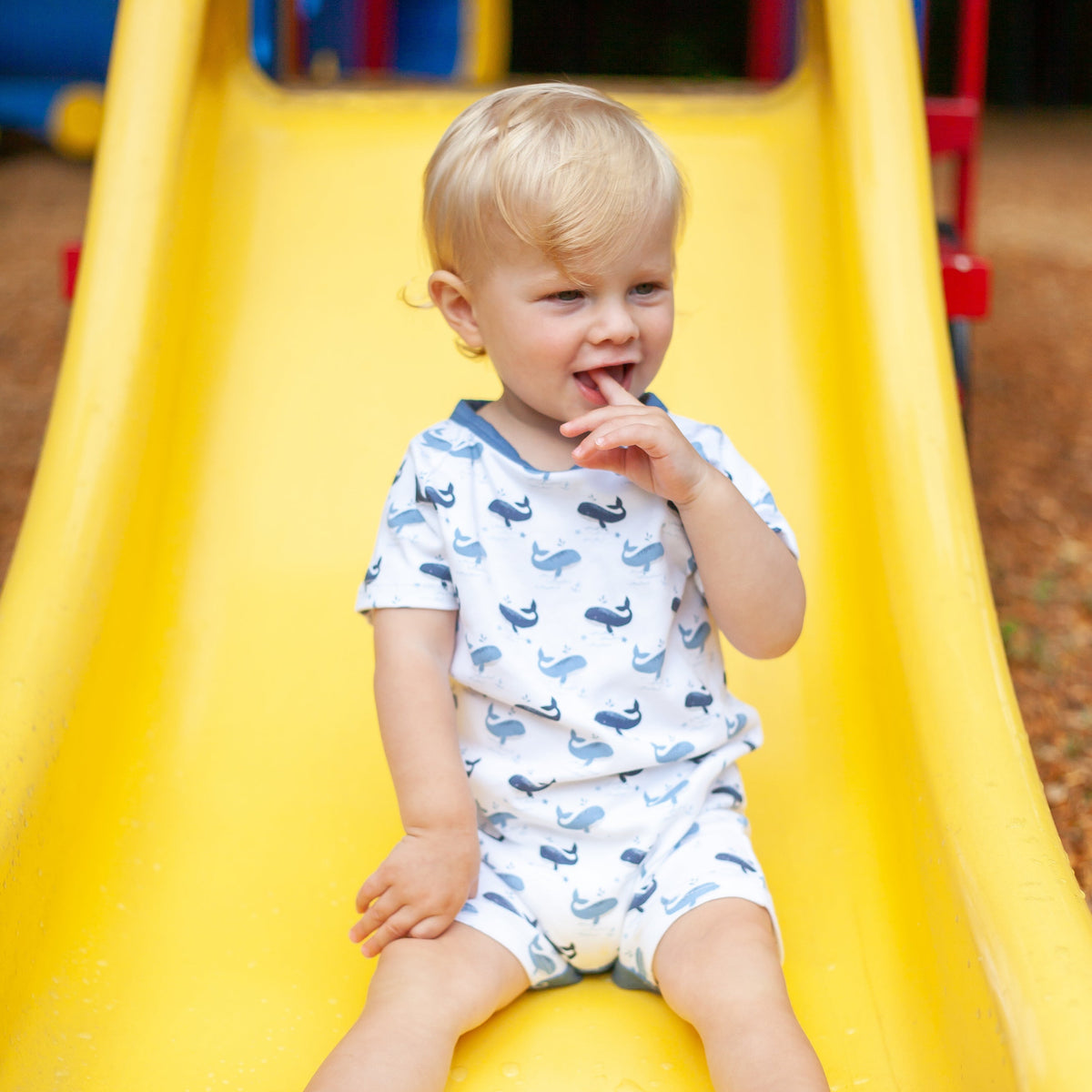 Landon Whale Romper