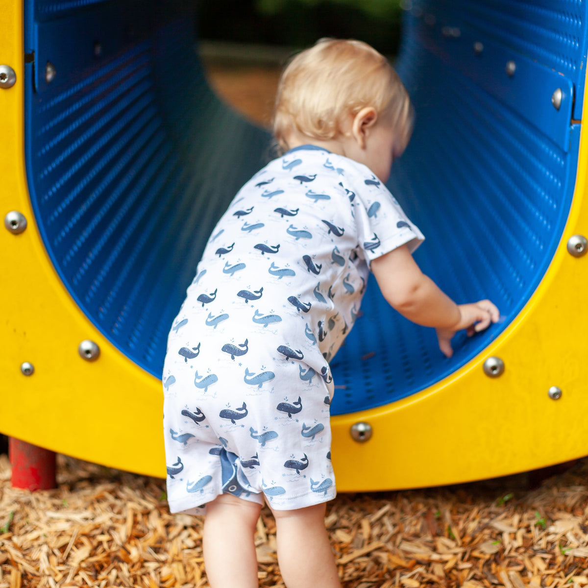 Landon Whale Romper