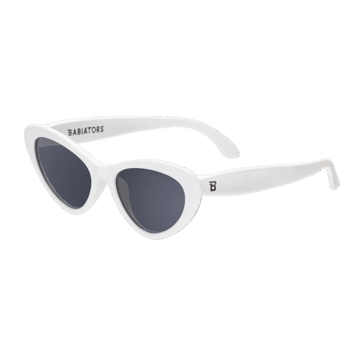 Wicked White Cat-Eye I Smoke Lenses