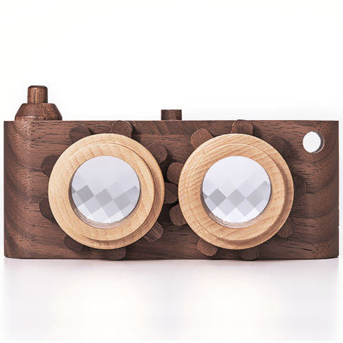 Twinkle Camera - Walnut Camera Body W/ Beechwood Lenses