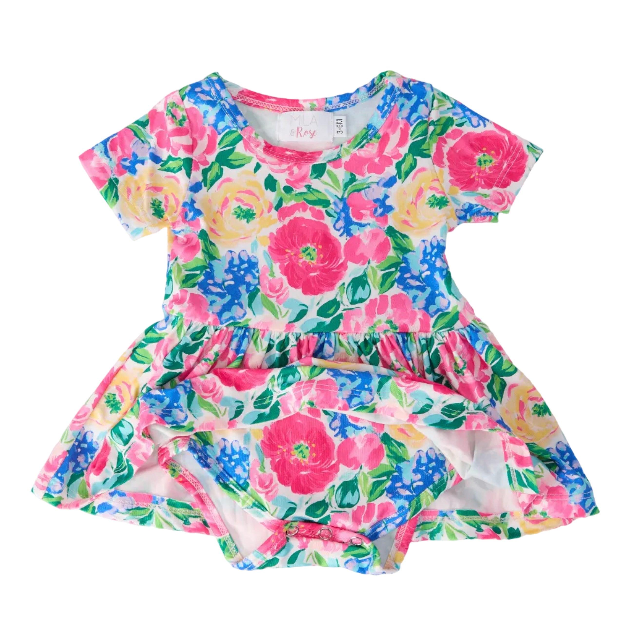 Wildflower Wishes S/S Twirl Bodysuit