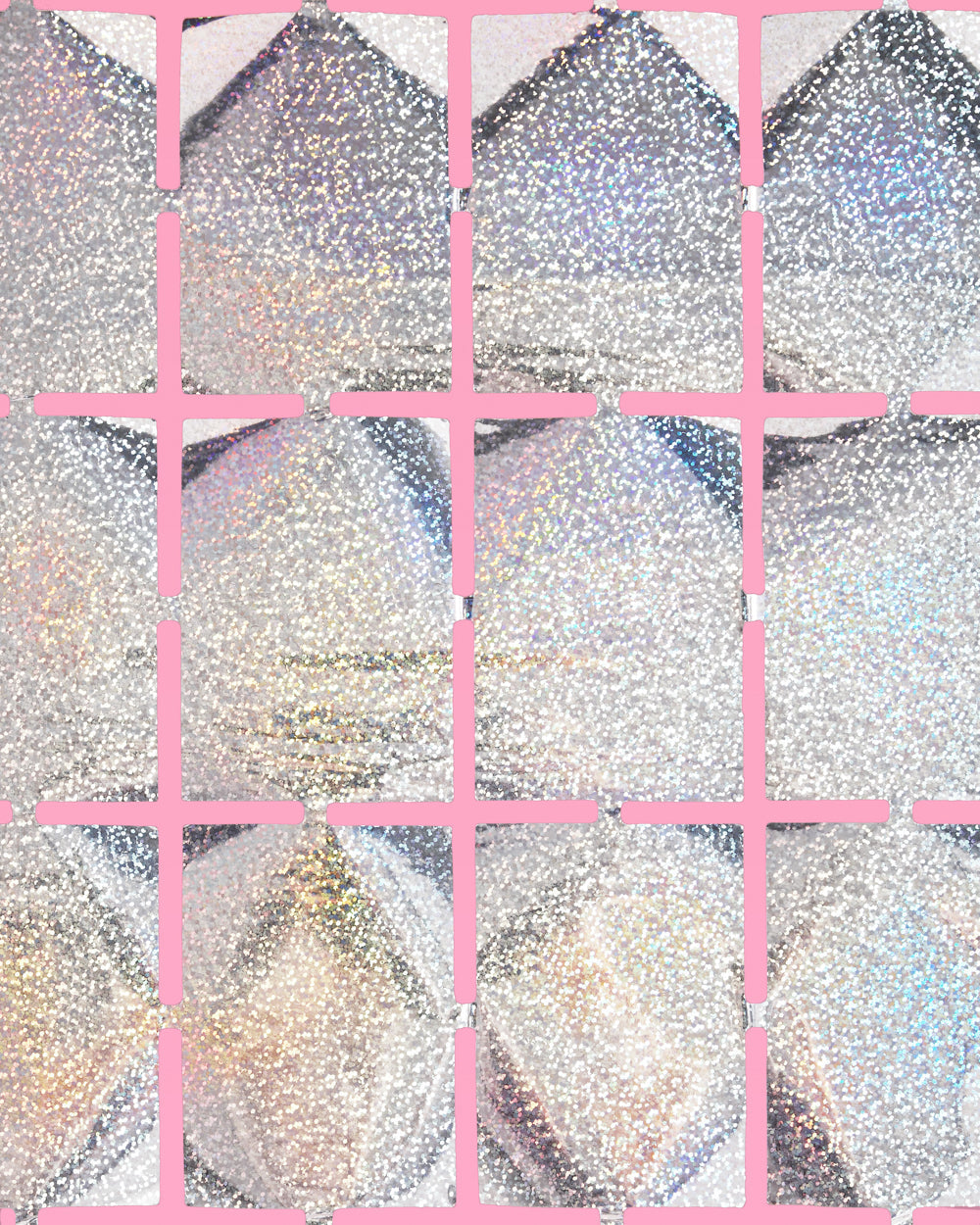 Shimmer Curtain - square foil curtain