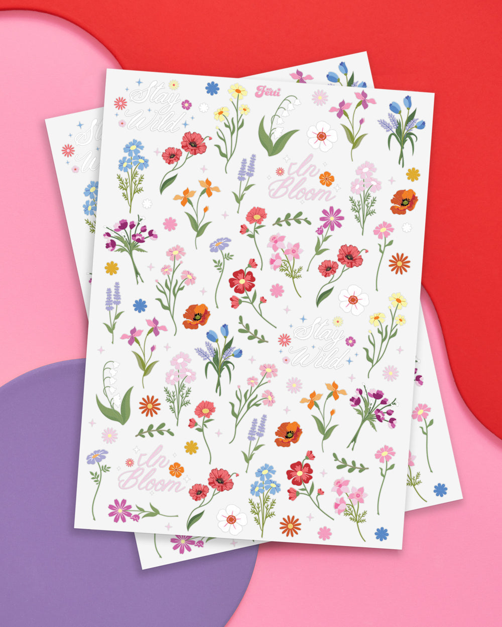 Wildflower Tats - 104 temporary tattoos