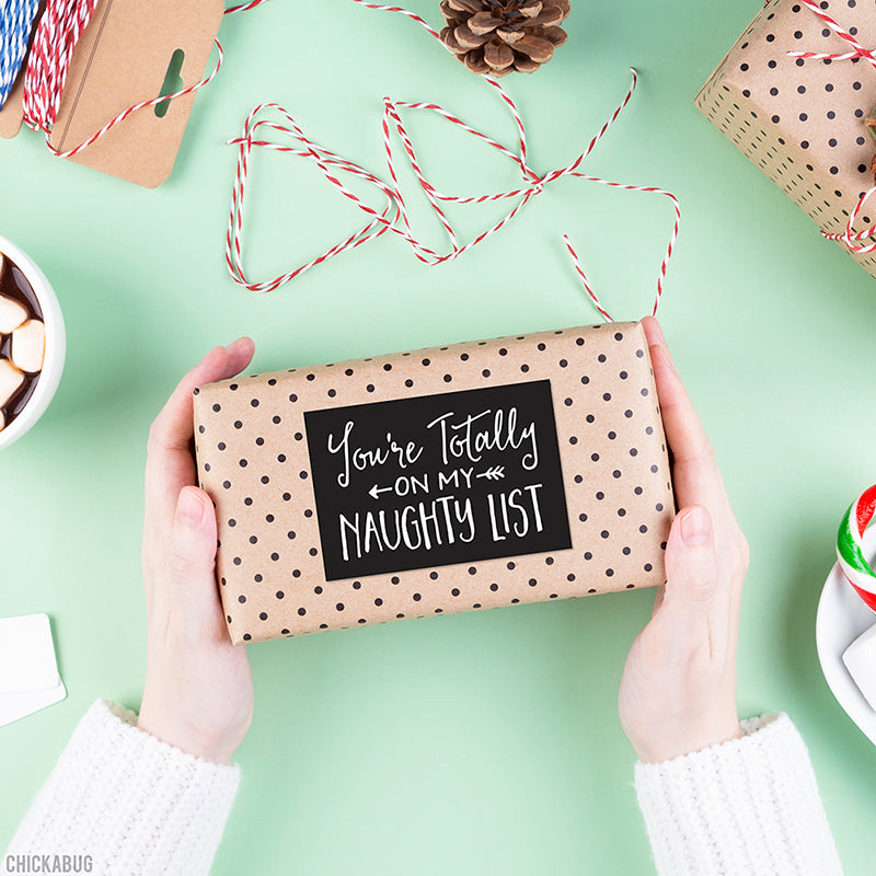 Funny Christmas Gift Stickers - Pack of 15