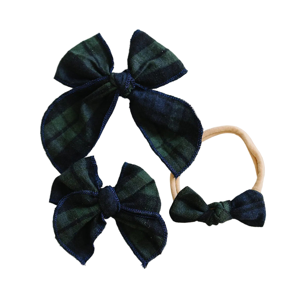 Alpine Plaid Hair Bow