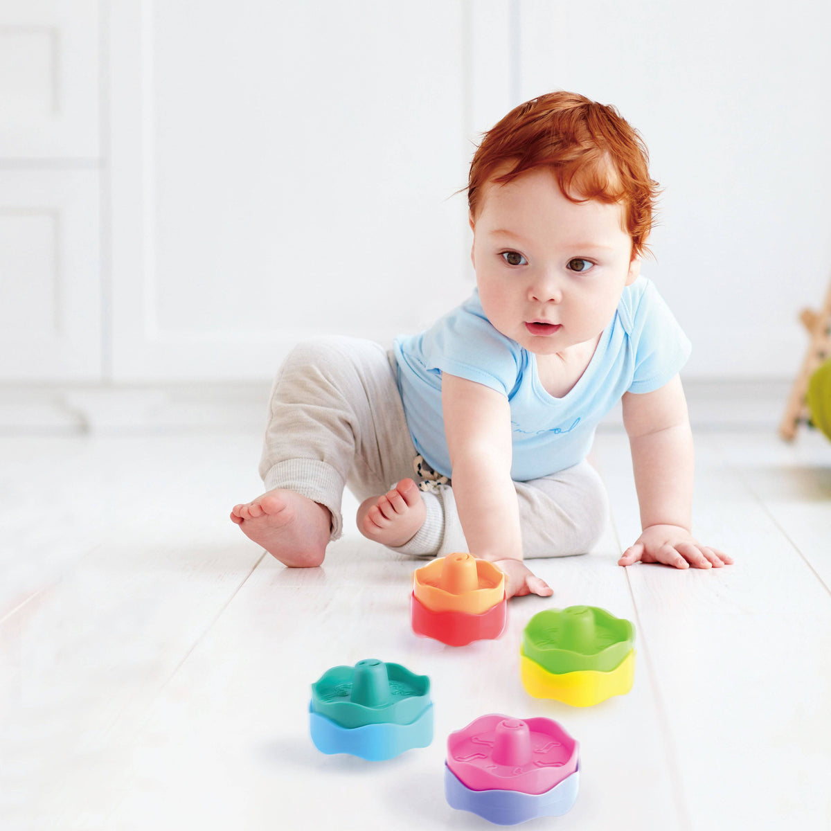 STACK & SPIN Spinning Tops Educational Toy
