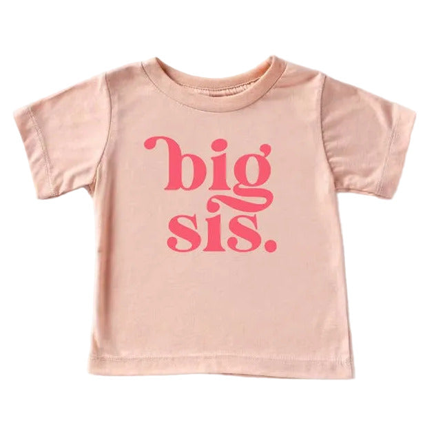 Big Sister Big Sis Toddler and Youth Shirt