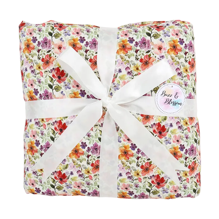 Watercolor Floral Quilt