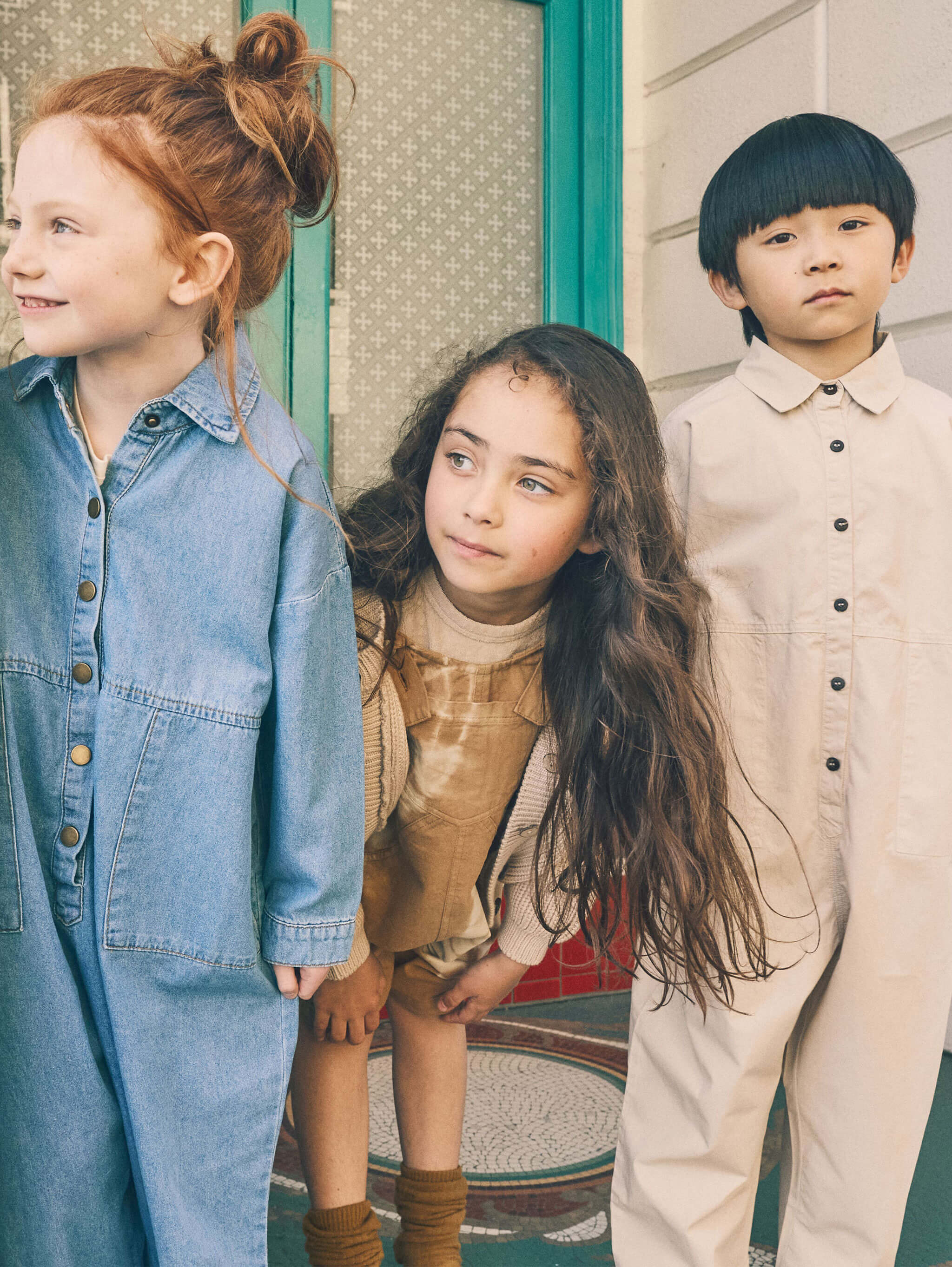 The Tie-Dye Dungaree Short Kids | Archive