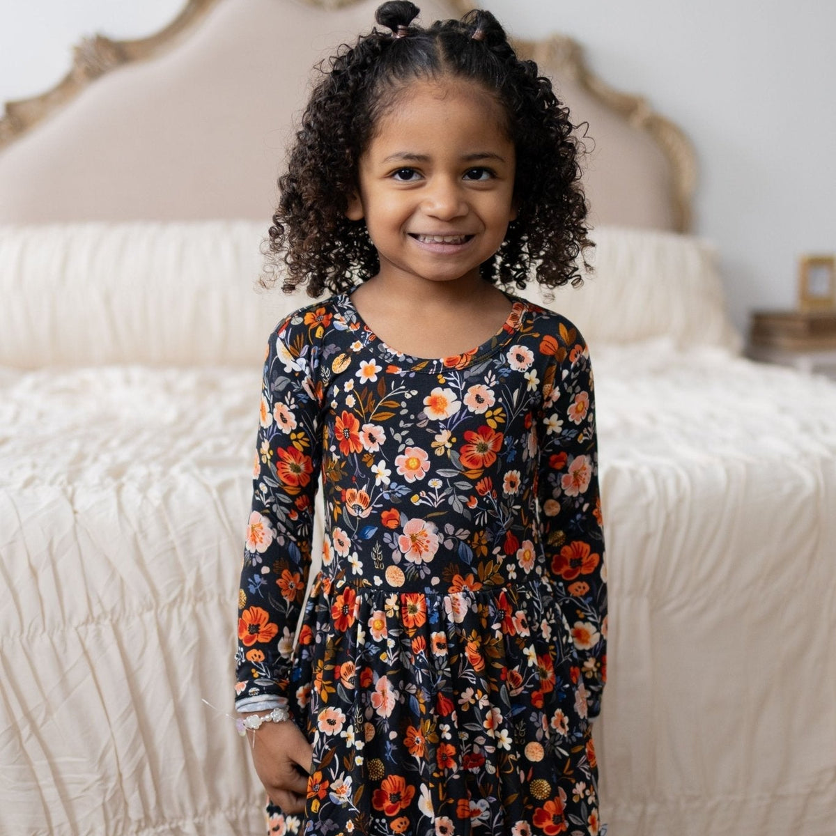 Autumn Bloom Twirl Dress