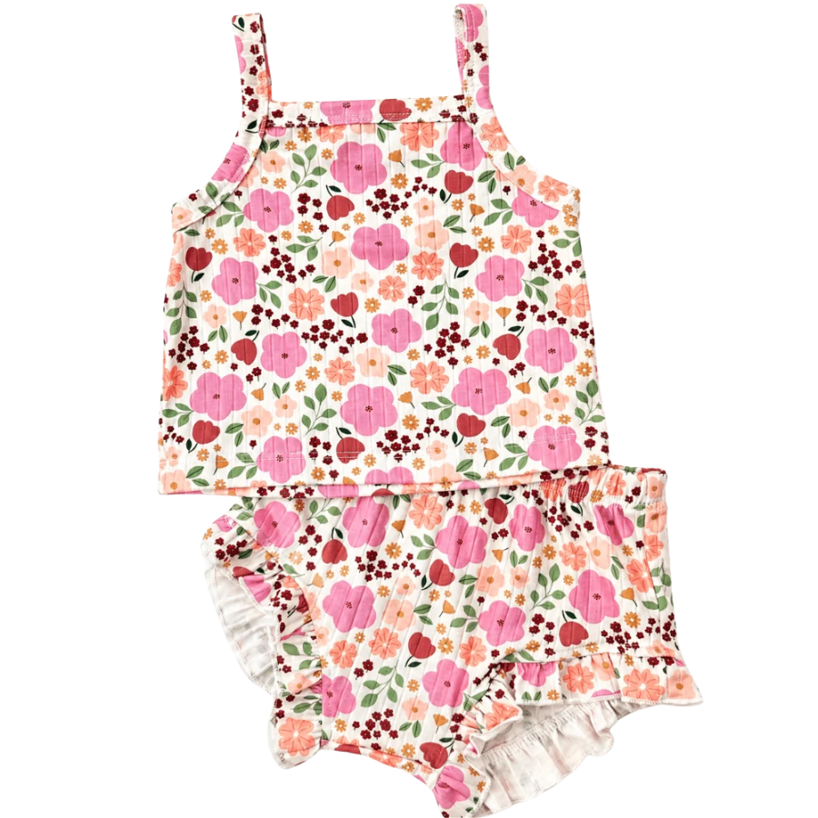 Luna Top & Bloomer Set - Harvest Bloom