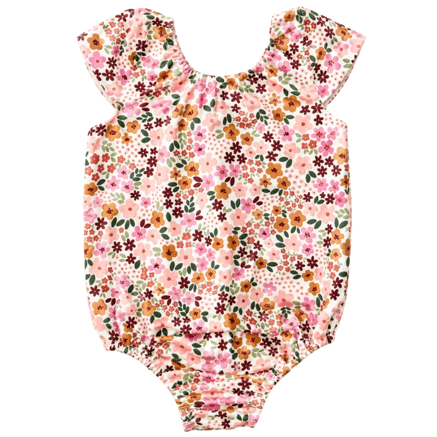 Maggie Cap Sleeve Leotard - Autumn Meadow