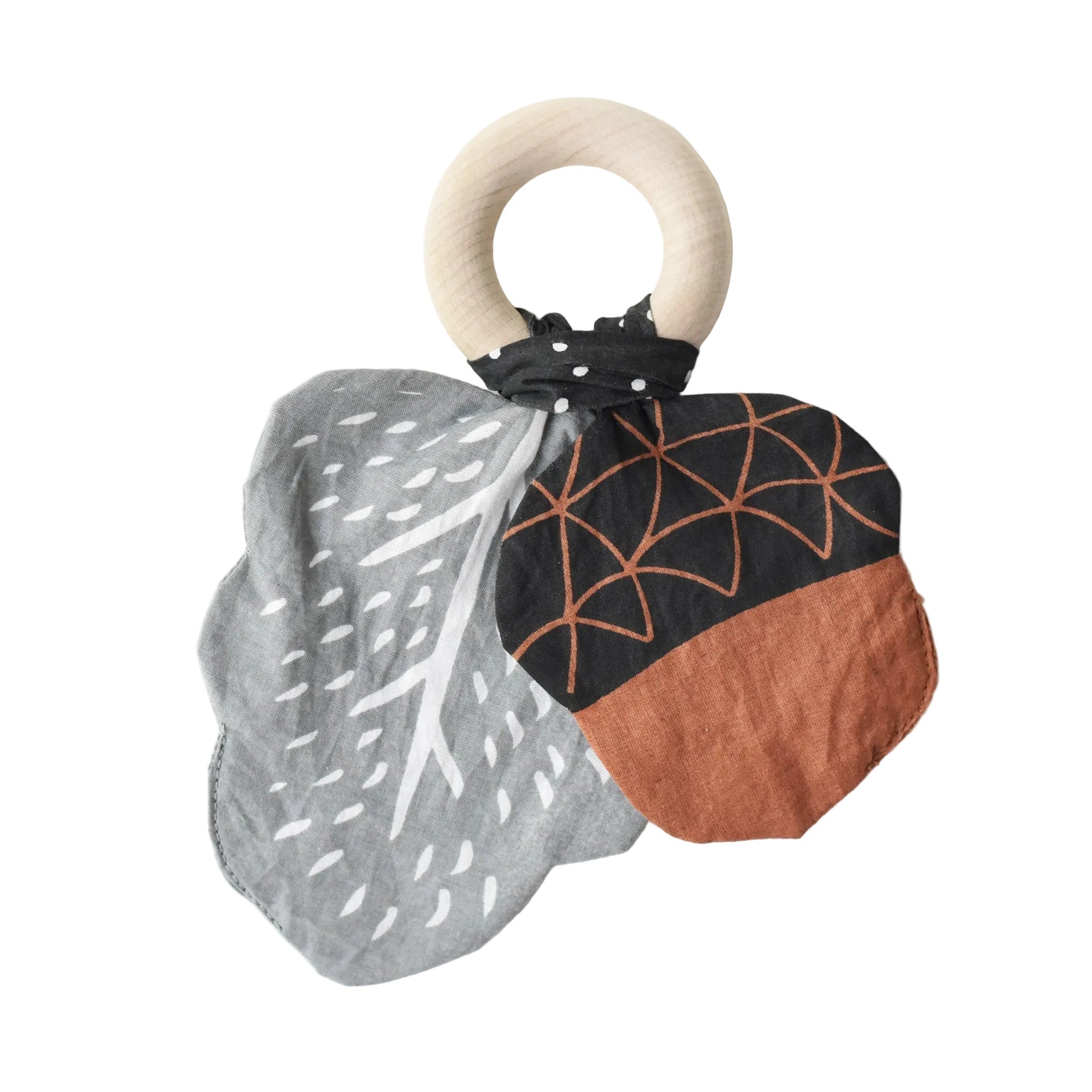 Crinkle Teether - Acorn
