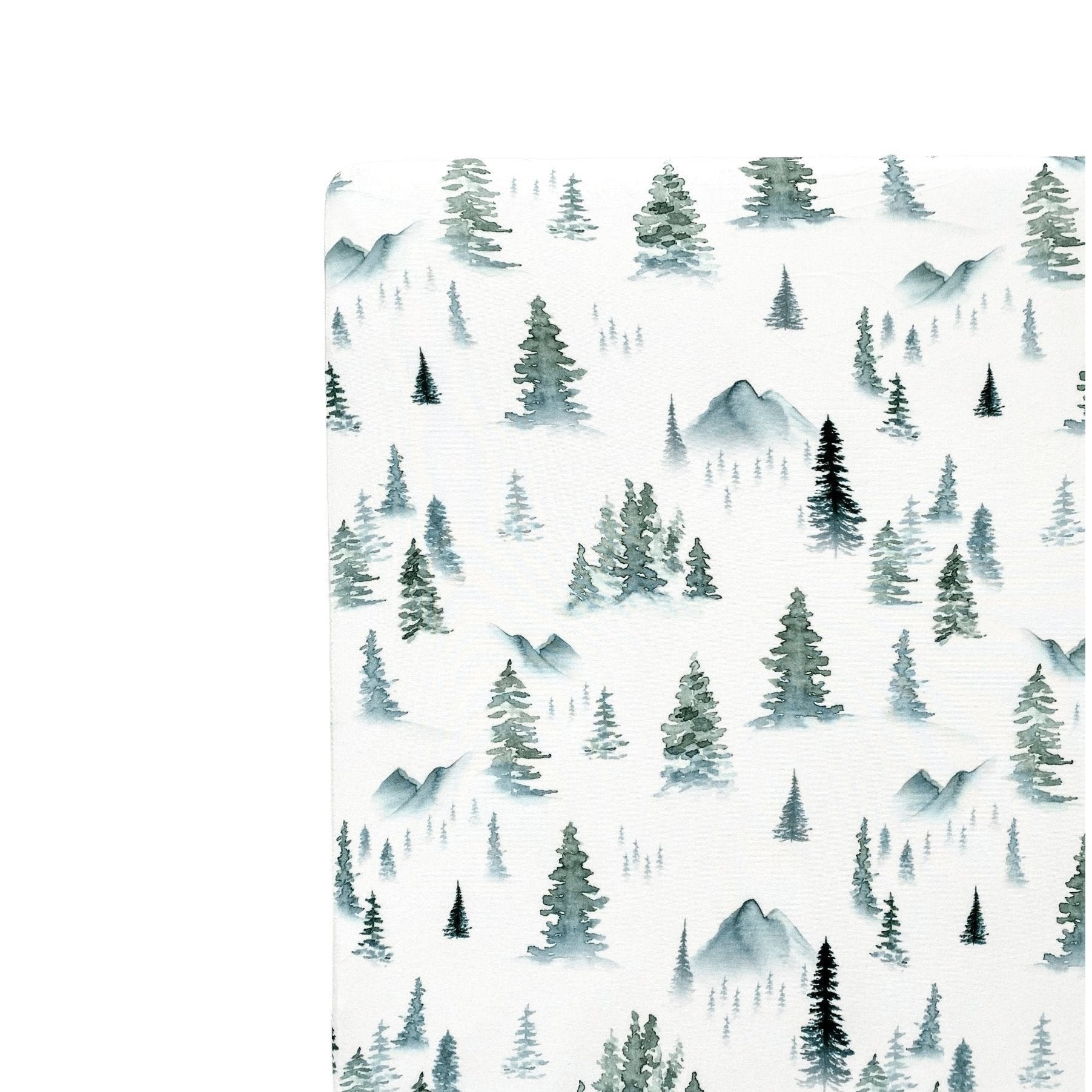 Bamboo Fitted Crib Sheet - Green Forest