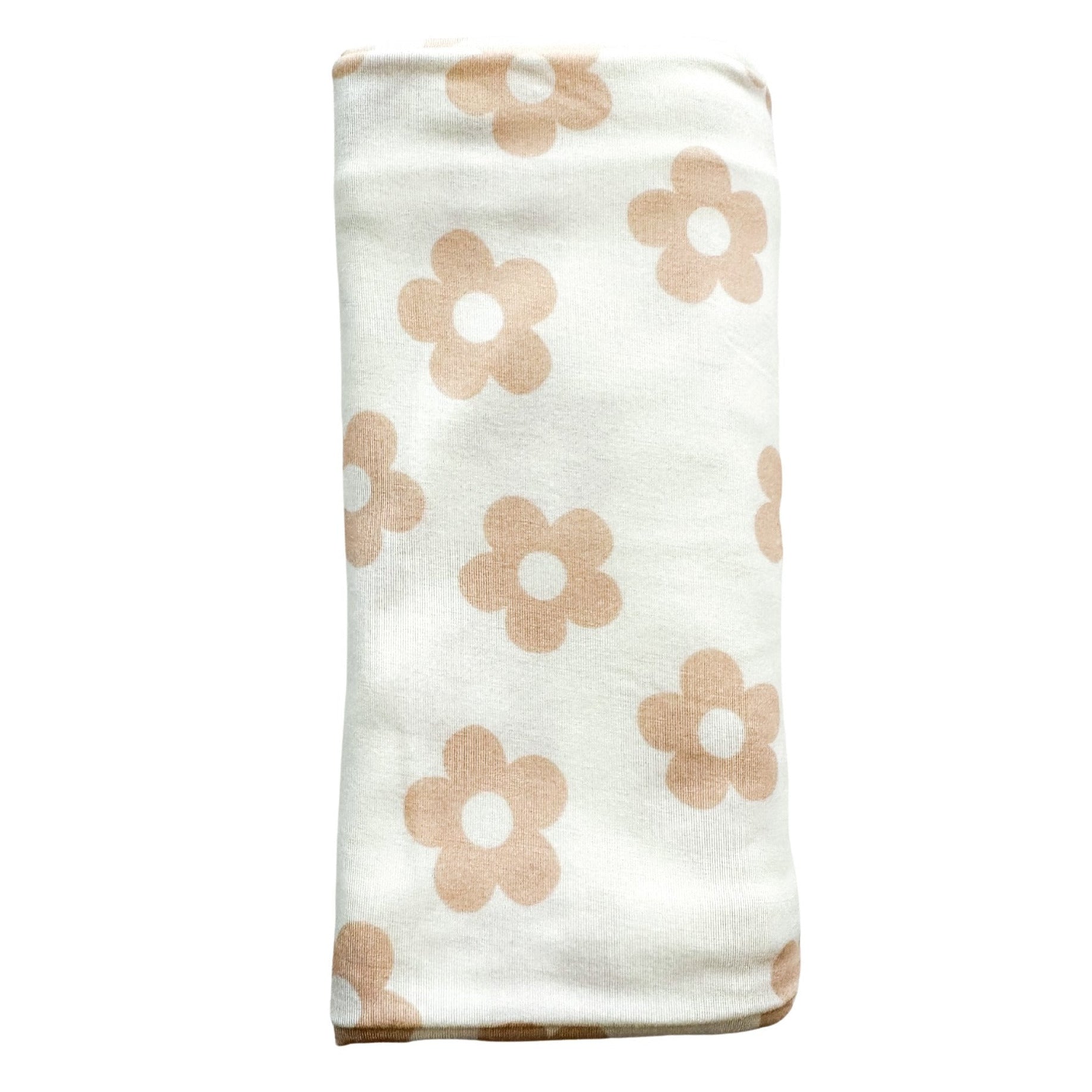 Blush Daisy Bamboo Stretch Swaddle Blanket