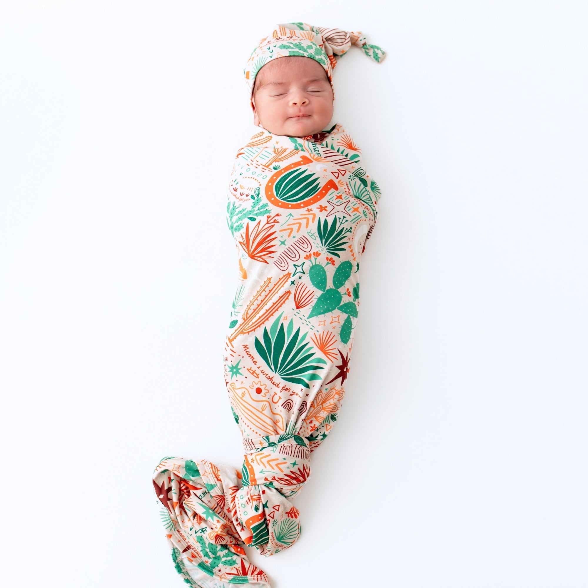 The Forever Swaddle Blanket | Desert Cactus (Beige)