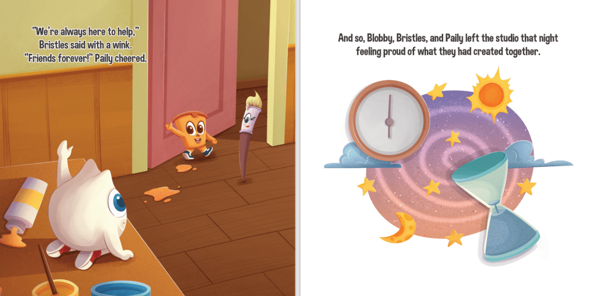 Blobby’s Big Paint Project (Teamwork & Friendship)