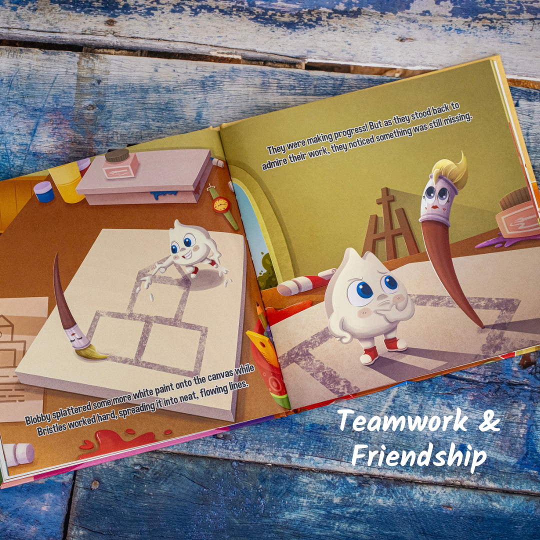 Blobby’s Big Paint Project (Teamwork & Friendship)
