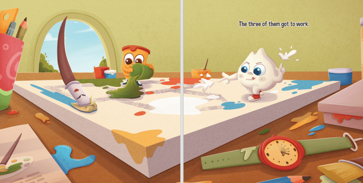 Blobby’s Big Paint Project (Teamwork & Friendship)