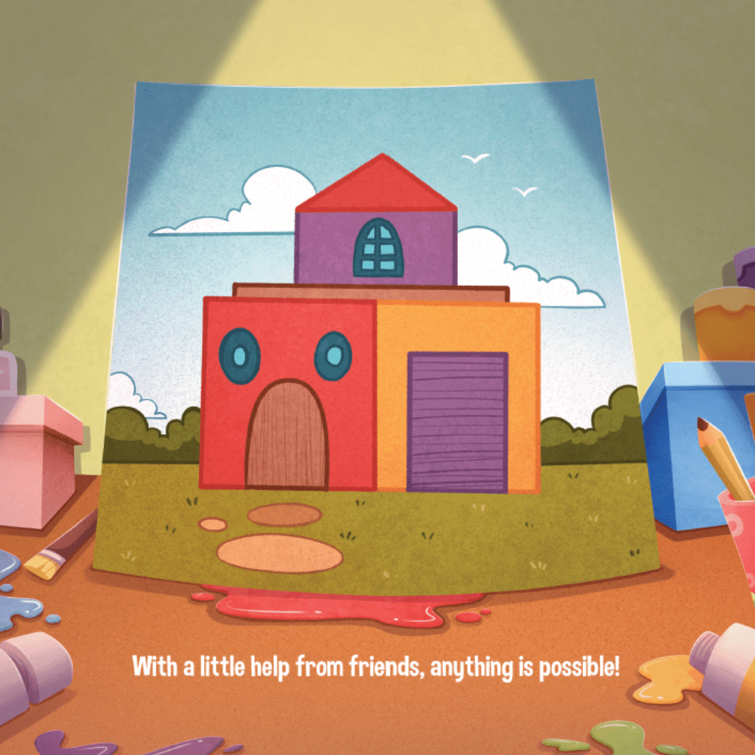 Blobby’s Big Paint Project (Teamwork & Friendship)