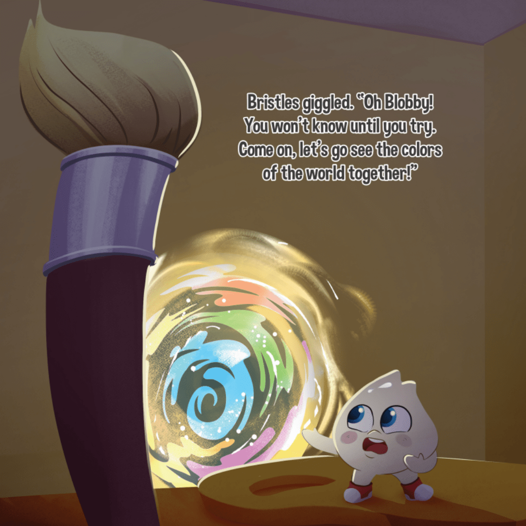 Blobby’s Colorful Adventure (Bravery & Confidence)