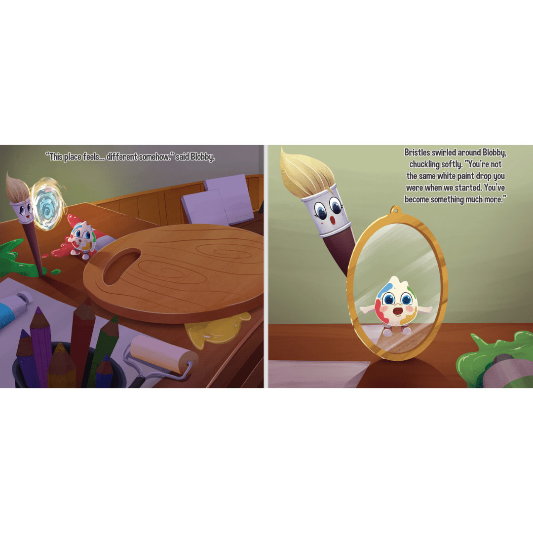 Blobby’s Colorful Adventure (Bravery & Confidence)