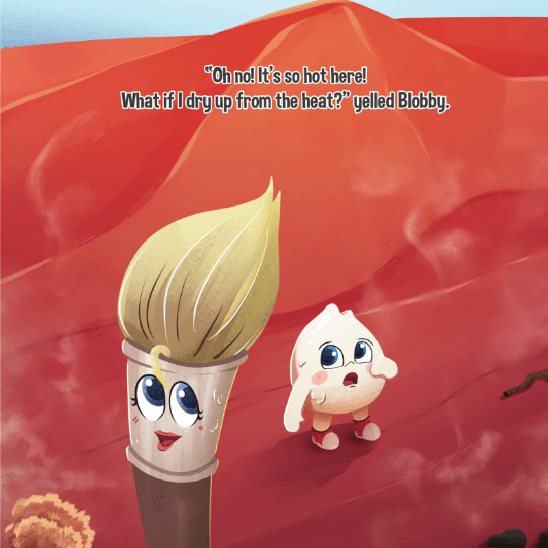 Blobby’s Colorful Adventure (Bravery & Confidence)