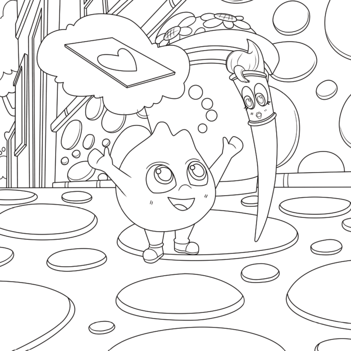 Blobby’s Magical Coloring Book