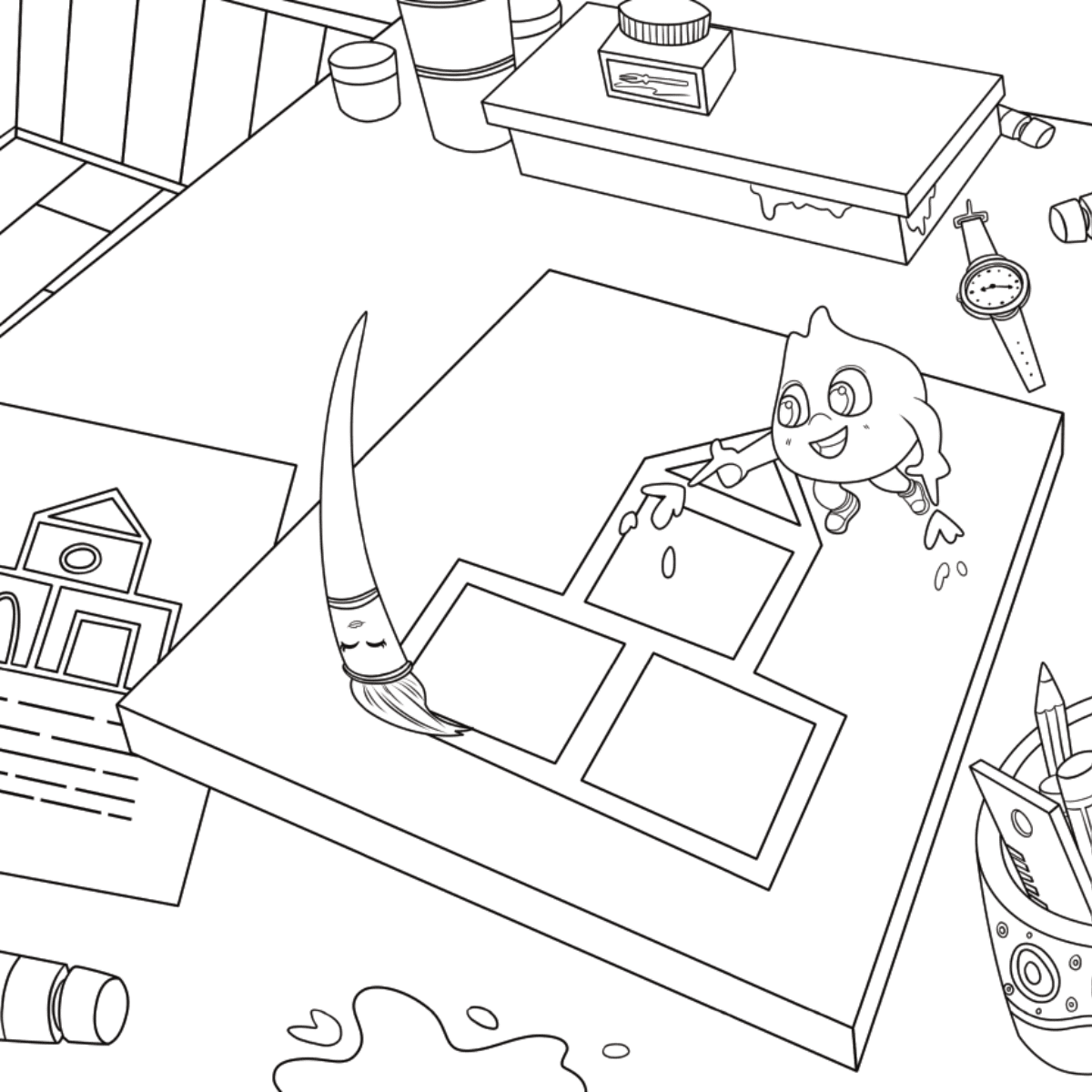 Blobby’s Magical Coloring Book