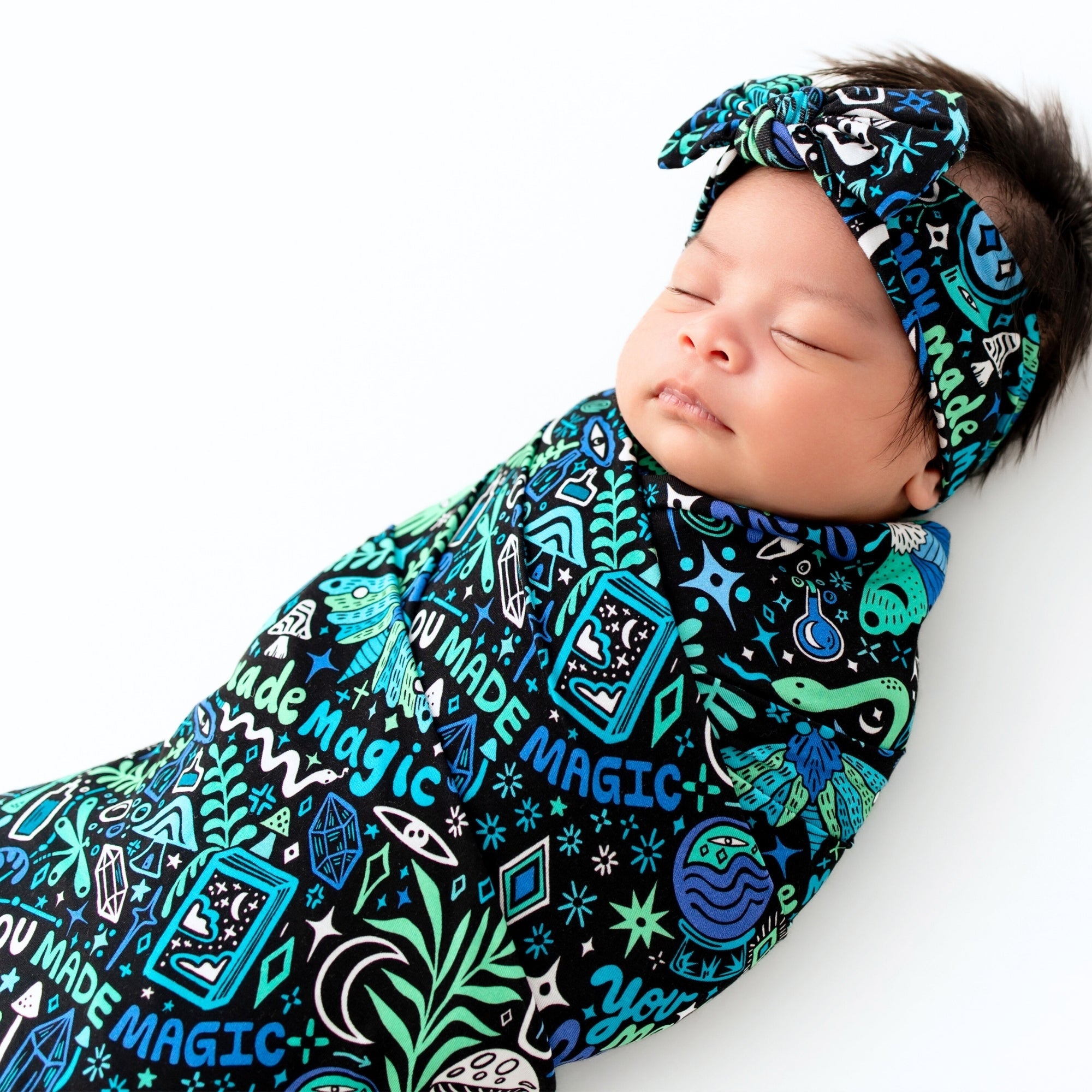 The SoftKnot Bow | Mystic Mama (Blue)