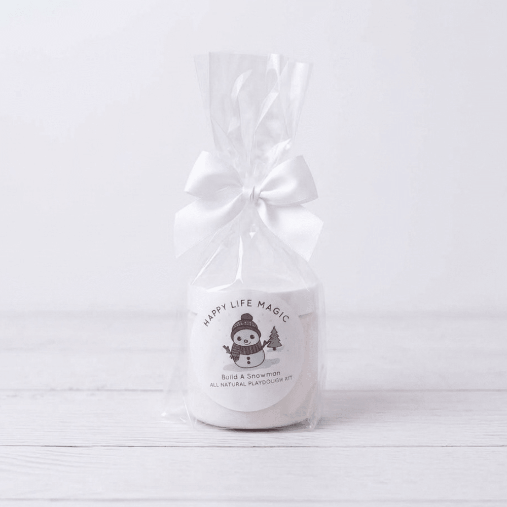 Build a Snowman Dough Jar
