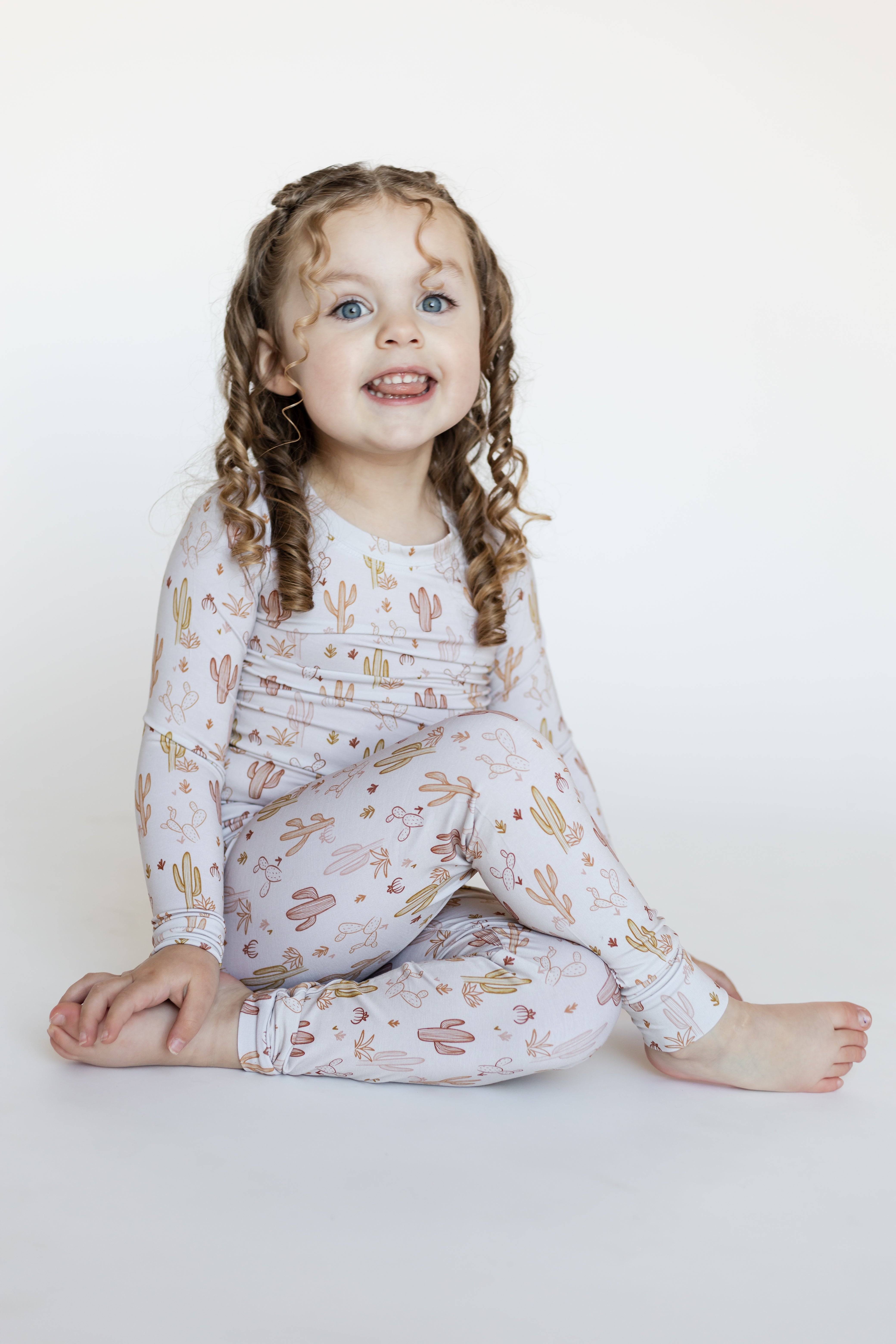 Boho Cacti Taller-Tots Two-Piece PJs