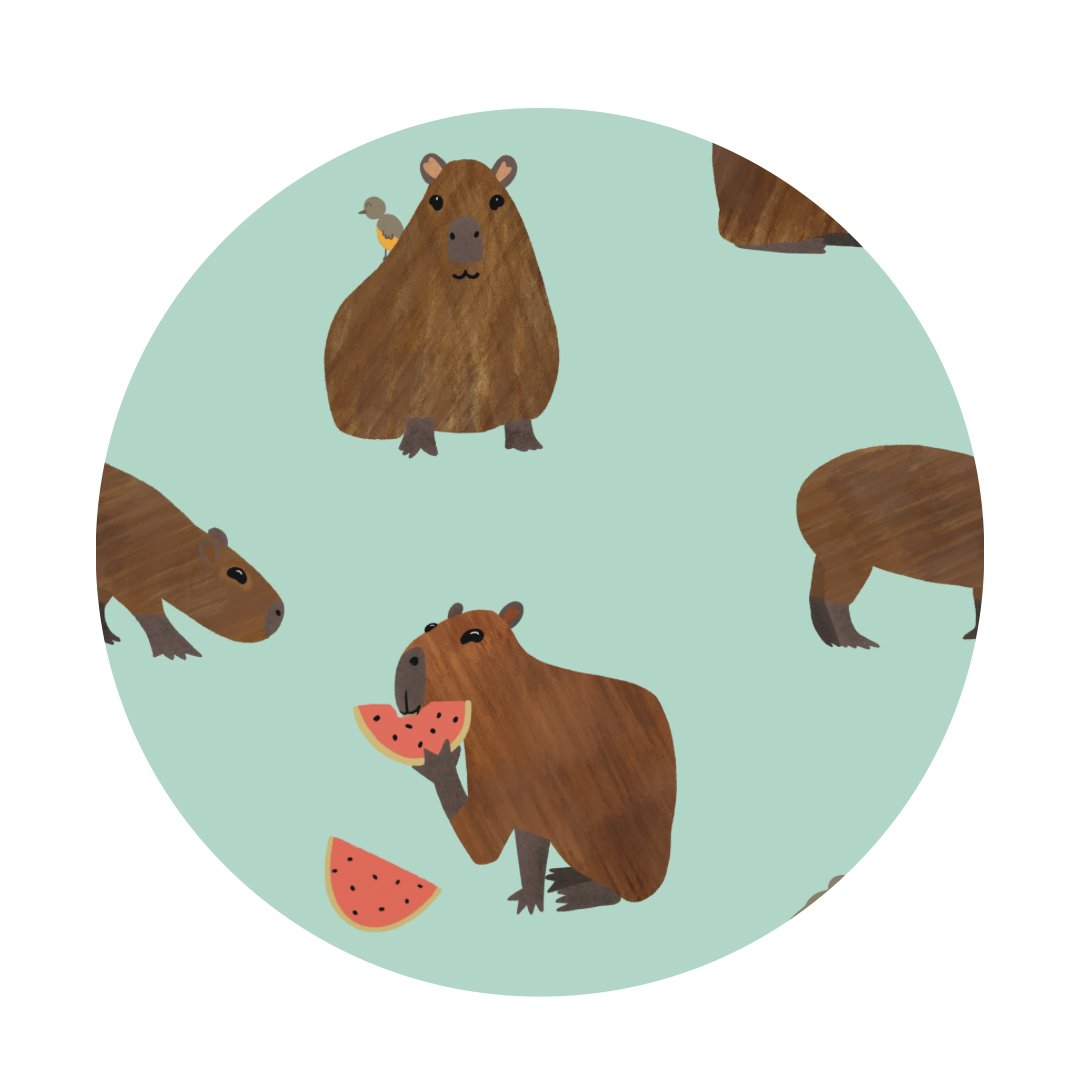 Capybara Reversible Double Layer Bamboo Blanket