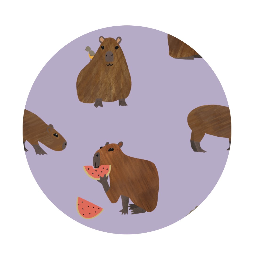 Capybara Kids Two-Piece Pajamas