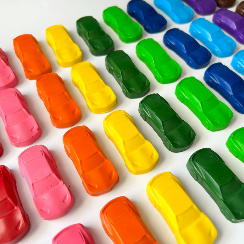 Car Crayons Set