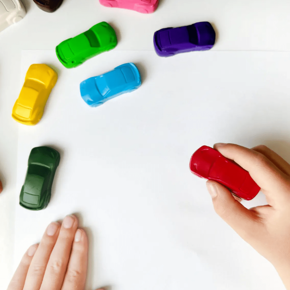 Car Crayons Set