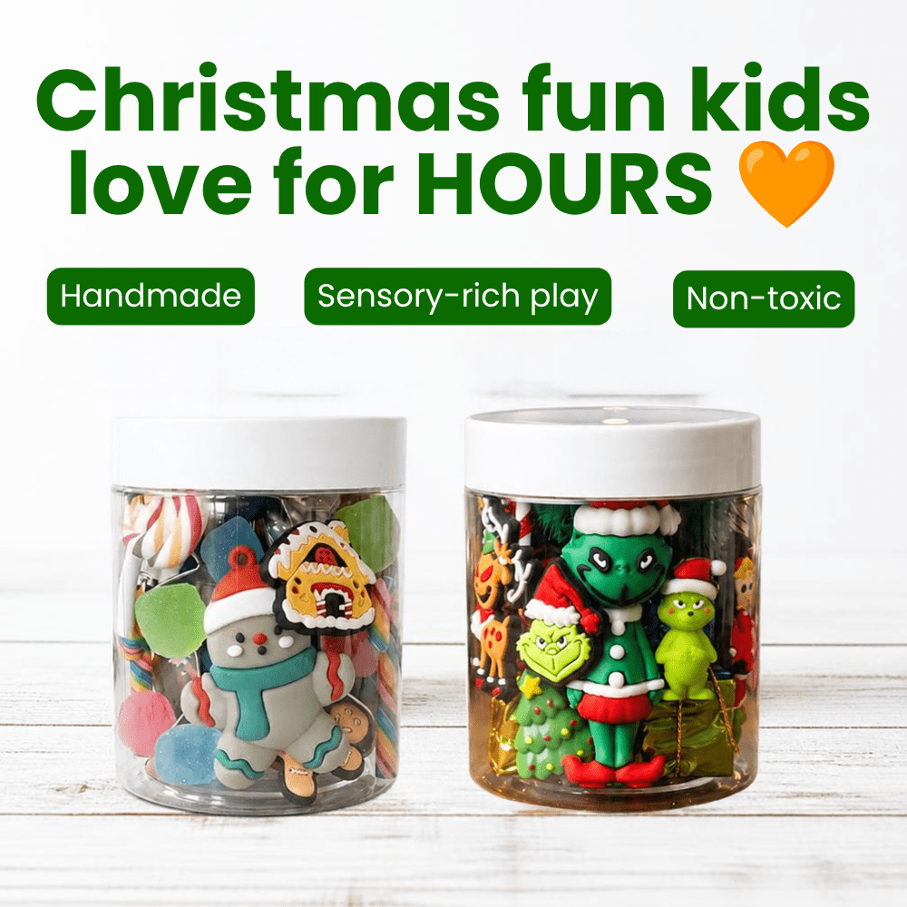 Christmas Mega Play Dough Jar