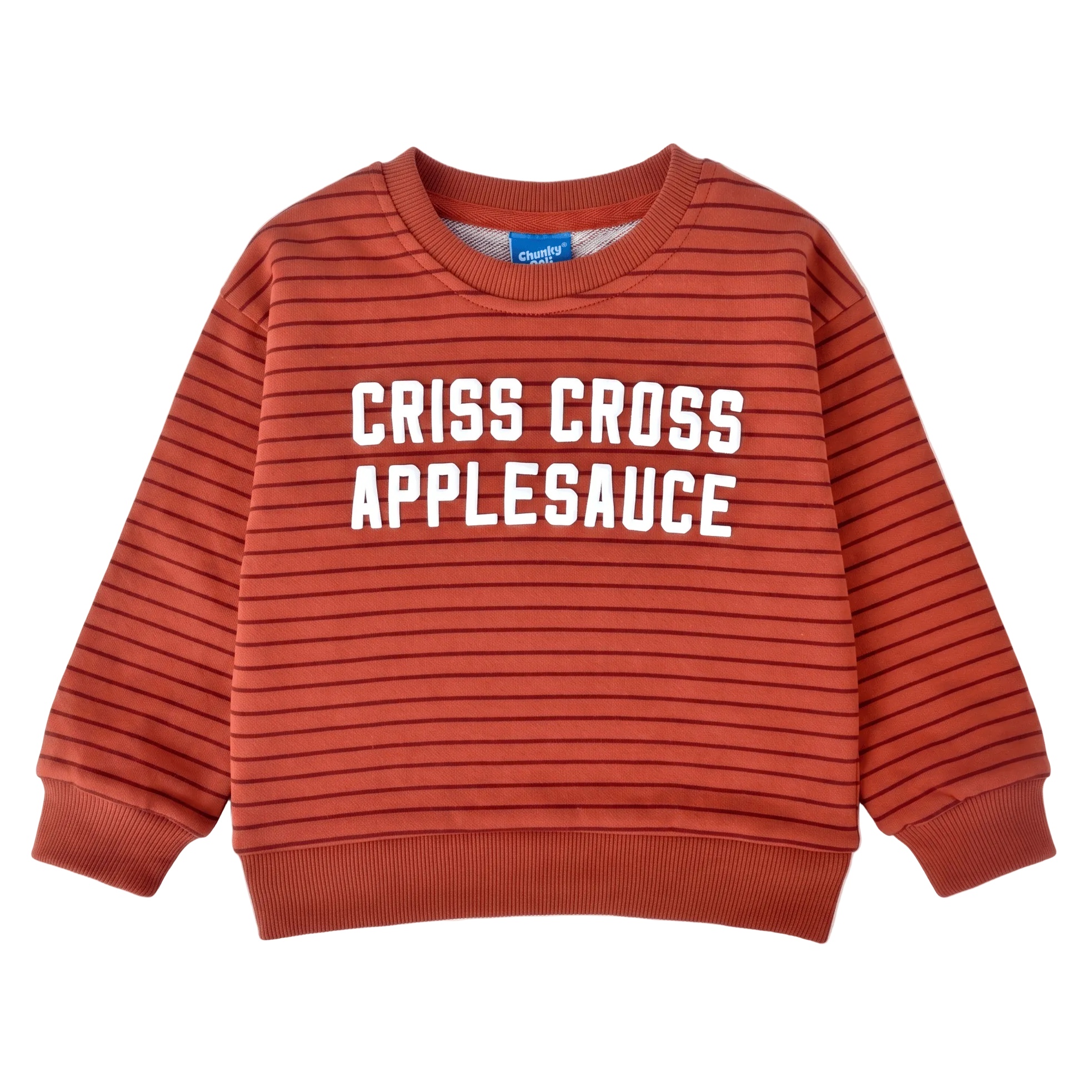 Criss Cross Applesauce Kids Crewneck Sweater