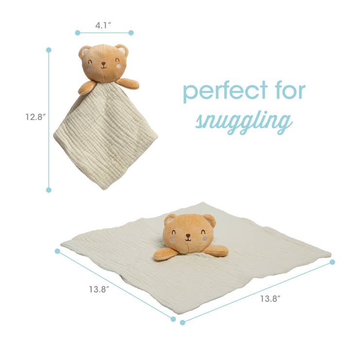 Bear Baby Lovey Snuggle Blanket
