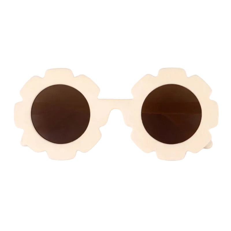 Daisy Petal Sunglasses - Warm Ivory