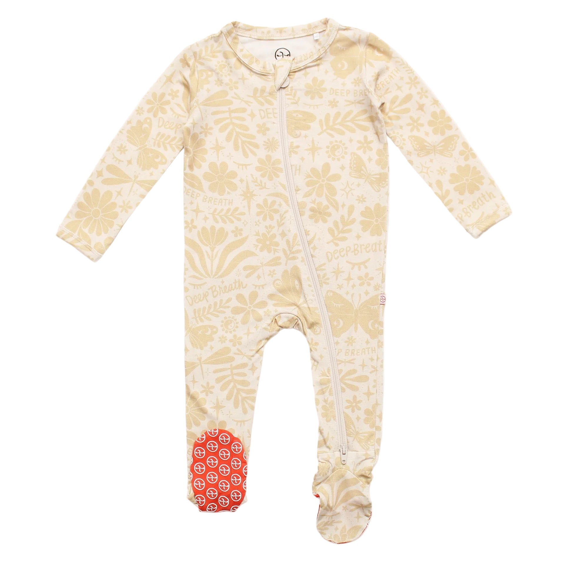 The Second-Skin Footie | Om Baby (Beige)