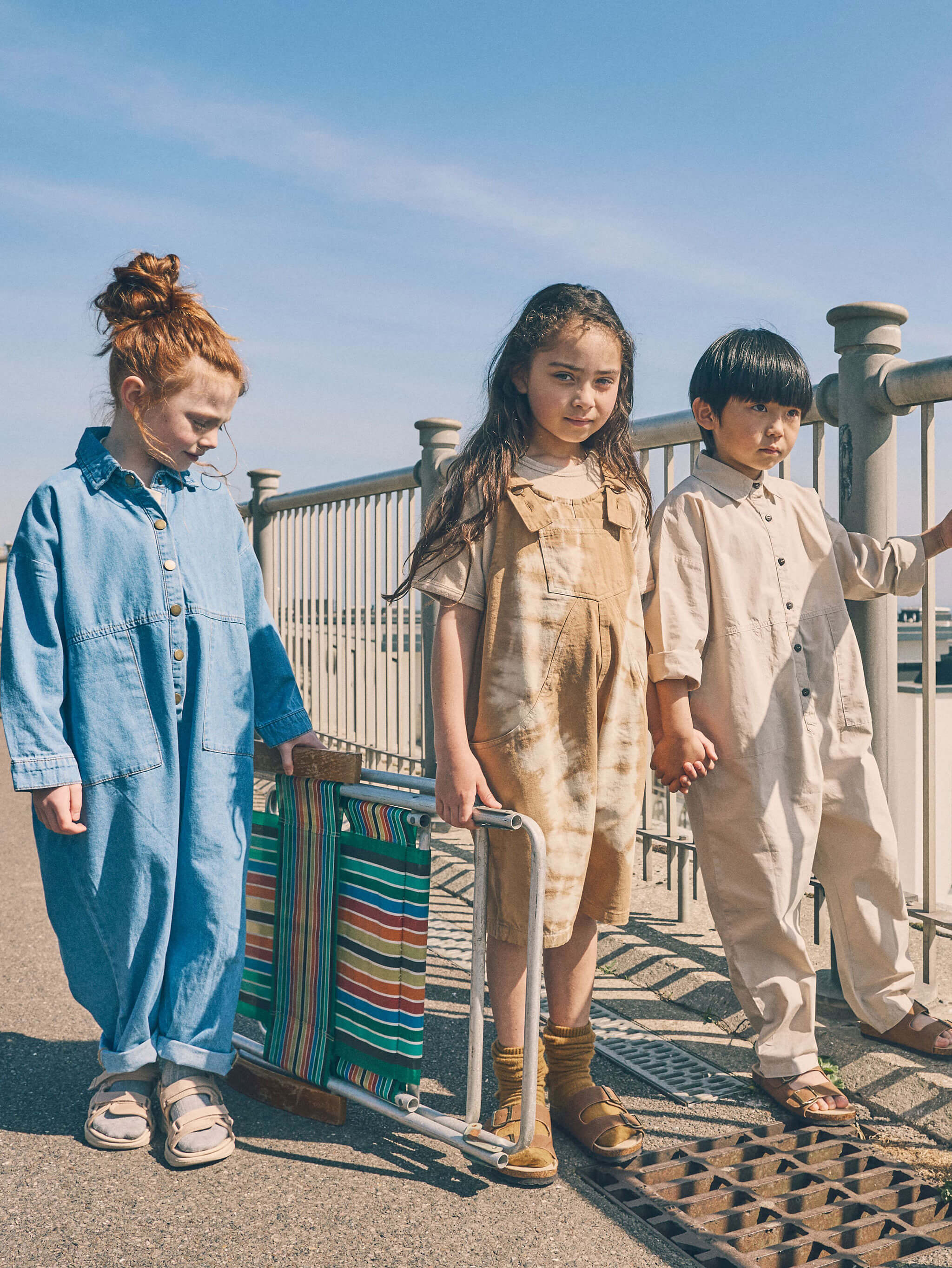 The Tie-Dye Dungaree Short Kids | Archive